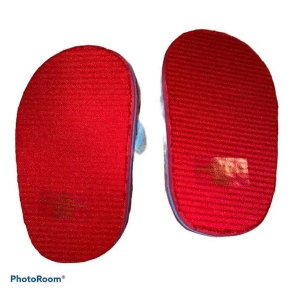 Revo Red Blue Cars FLIP FLOPS Shoes Baby Boy NWT